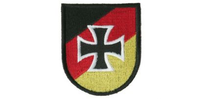 Német Vaskeresztes Pajzs felvarró A.B.