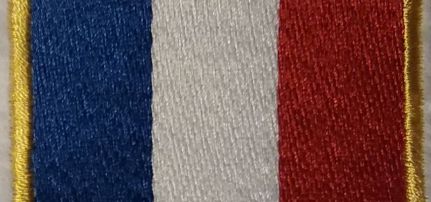 Francia Zászló felvarró