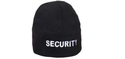 Polár Fleece sapka SECURITY felirattal